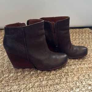 KorkEase wedge booties